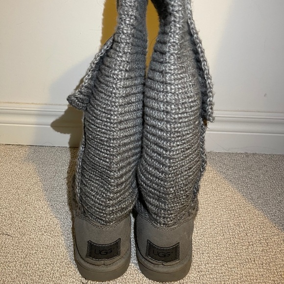 UGG Cardy Tall Grey Boots US-6 - Picture 3 of 4